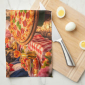 Linge De Cuisine Cockapoo Luxe Italien (Quart Plié)