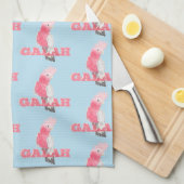 Linge De Cuisine Cockatoo rose de Galah (Quart Plié)