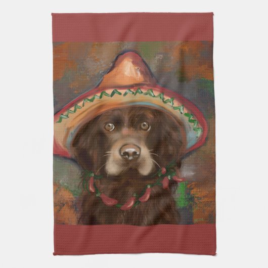 Linge De Cuisine Cocker Spaniel Américain (Vertical)