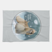 Linge De Cuisine Cocker Spaniel Cadeaux de Noël (Horizontal)