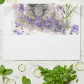 Linge De Cuisine Cocker Spaniel Chien Maman Floral (Plié)