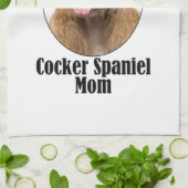 Linge De Cuisine Cocker Spaniel Maman (Plié)