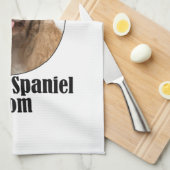 Linge De Cuisine Cocker Spaniel Maman (Quart Plié)