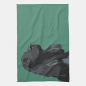 Linge De Cuisine Cocker Spaniel - Noir - Modèles de race de base (Vertical)