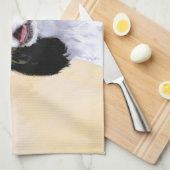 Linge De Cuisine Cocker Spaniel (Parti) Peinture - Art Chien origin (Quart Plié)