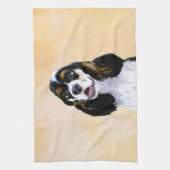 Linge De Cuisine Cocker Spaniel (Parti) Peinture - Art Chien origin (Vertical)