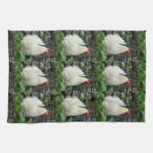 Linge De Cuisine Cockerels blancs (Horizontal)