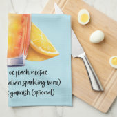Linge De Cuisine Cocktail Bellini Recette (Quart Plié)