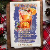 Linge De Cuisine Cocktail de Noël blanc Sangria Holiday Recette