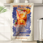 Linge De Cuisine Cocktail de Noël blanc Sangria Holiday Recette