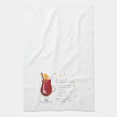 Linge De Cuisine Cocktail de Noël de vin Mulled Recette (Vertical)