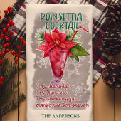 Linge De Cuisine Cocktail de Noël Poinsettia Recette