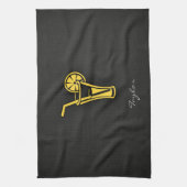 Linge De Cuisine Cocktail jaune d'ambre (Vertical)