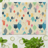 Linge De Cuisine Cocktails modernes du milieu du siècle (Plié)