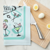 Linge De Cuisine Cocktails rétro atomiques (Quart Plié)