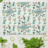 Linge De Cuisine Cocktails rétro atomiques (Plié)