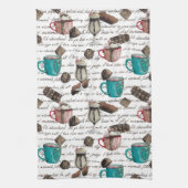 Linge De Cuisine Cocoa marshmallows chocolat chaud bonbons hiver (Vertical)