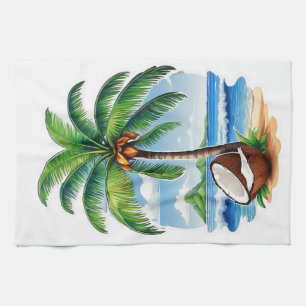 Linge De Cuisine Cocotier Île Tropicale