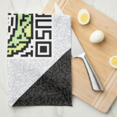 Linge De Cuisine Code de QR le serpent (Quart Plié)