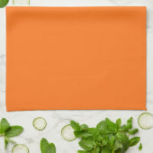 Linge De Cuisine Code hexadécimal citrouille FF7518 (Plié)