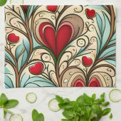 Linge De Cuisine Coeur (Plié)