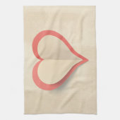 Linge De Cuisine Coeur (Vertical)