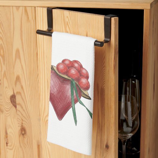 Linge De Cuisine Coeur à épaule (Pliage en tiers)