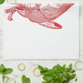 Linge De Cuisine Coeur Anatomique Rouge (Plié)