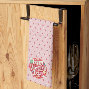 Linge De Cuisine Cœur coloré de la Saint-Valentin