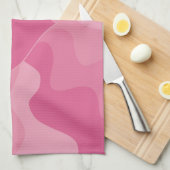 Linge De Cuisine Cœur d'amour - Rose (Quart Plié)