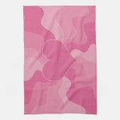 Linge De Cuisine Cœur d'amour - Rose (Vertical)