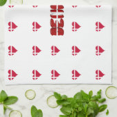 Linge De Cuisine Coeur danois (Plié)