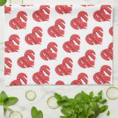Linge De Cuisine Coeur d'art (Plié)