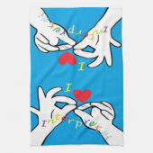 Linge De Cuisine COEUR d'ASL I mon INTERPRÈTE (Vertical)