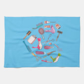 Linge De Cuisine Coeur de coiffeur Outil coiffeur (Horizontal)