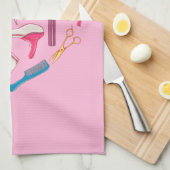 Linge De Cuisine Coeur de coiffeur Outil coiffeur (Quart Plié)