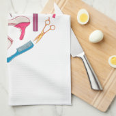 Linge De Cuisine Coeur de coiffeur Outil coiffeur (Quart Plié)