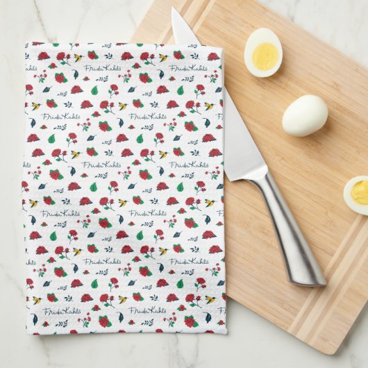 Linge De Cuisine Coeur de Frida Kahlo | du Mexique (Quart Plié)