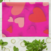 Linge De Cuisine Coeur de papier décoratif 2 (Plié)