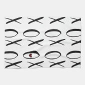 Linge De Cuisine Coeur de XOXO (Horizontal)