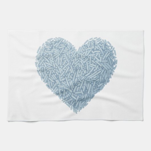 Linge De Cuisine Coeur doux | Saupoudrer bébé (Horizontal)