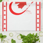 Linge De Cuisine Coeur du Canada (Plié)