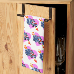 Linge De Cuisine Coeur du système EMS de soins d'urgenceServiet