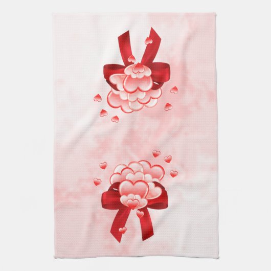 Linge De Cuisine Coeur Posey (Vertical)