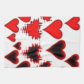 Linge De Cuisine Coeurs (Horizontal)