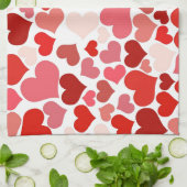 LINGE DE CUISINE CŒURS (Plié)