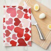 LINGE DE CUISINE CŒURS (Quart Plié)