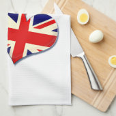Linge De Cuisine Coeurs américains et britanniques (Quart Plié)