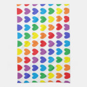Linge De Cuisine Coeurs arc-en-ciel (Vertical)