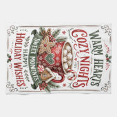 Linge De Cuisine Cœurs Chauds Nuits Cosy (Horizontal)
